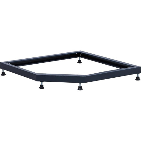 Sous-structure réglable pour tiroirs et armoires d’atelier - 75x5x75 cm - Élément de coin robuste - Ajustement en hauteur - BGS
