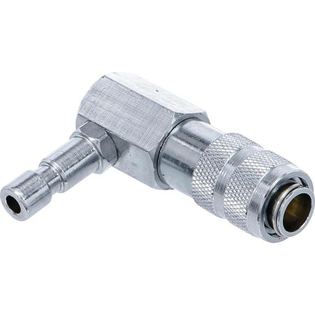Adaptateur à Baïonnette Coudée 90° - Pour Système de Refroidissement Art. 8027/8098 - Pratique et Fiable - BGS