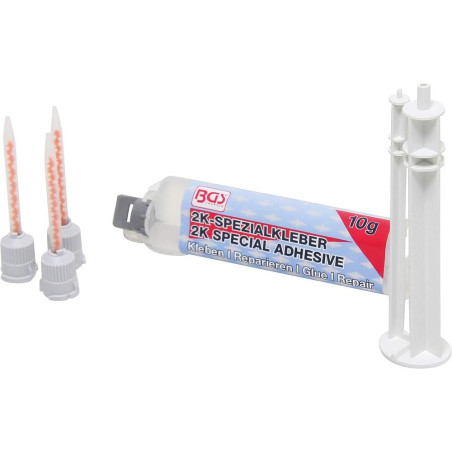 Colle Spéciale 2 Composants FLEX - Cartouche 10 g - Haute Performance et Adhérence Rapide - BGS