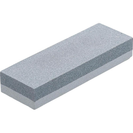 Pierre à Aiguiser Cal. 120 / 240 - 18,1x5,8x3,4 cm - Grain Double pour Affûtage Précis - BGS