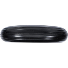 Roue de Brouette 400 mm - PU Rouge/Noir - Résistante et Durable - Roulement - D-Work