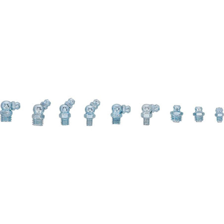 Assortiment de Graisseurs 110 pcs - Lubrification Facile et Polyvalente, Plastique - D-Work