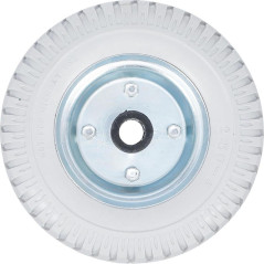 Roue pour Diable 220 mm - PU Gris - Résistante et Maniable - BGS