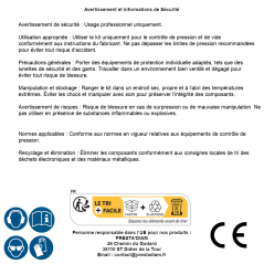 Kit de Contrôle de Pression - Pistolet à Vide avec Succion et Pression - Précision et Fiabilité - BGS
