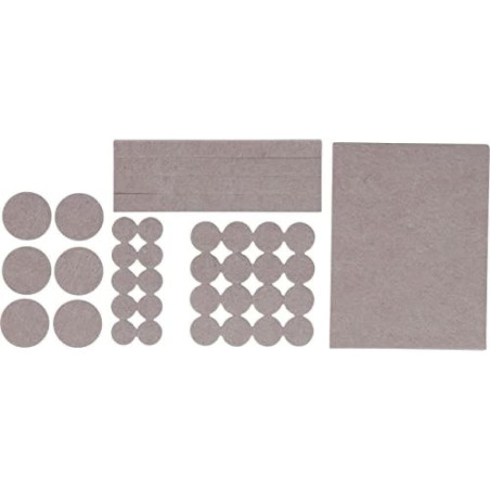 Jeu de Protections Antidérapants Beige - 38 Pièces - Sécurité et Stabilité - BGS
