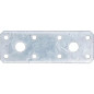 Plaque de Fixation Plate 180x40x2 mm - Acier Résistant - Fixation Solide et Durable - BGS