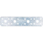 Plaque de Fixation Plate 180x40x2 mm - Acier Résistant - Fixation Solide et Durable - BGS