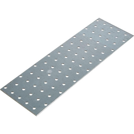 Tôle d Acier Perforée 300x100x2 mm - Acier, Perforée - Résistante et Polyvalente - BGS