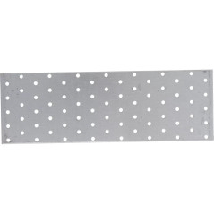 Tôle d Acier Perforée 300x100x2 mm - Acier, Perforée - Résistante et Polyvalente - BGS