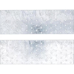 Tôle d Acier Perforée 300x100x2 mm - Acier, Perforée - Résistante et Polyvalente - BGS