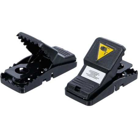 Piège à Souris 2 pcs - Plastique - Efficace et Réutilisable - BGS