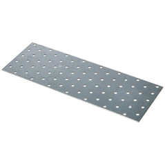 Tôle d Acier Perforée 300x100x2 mm - Acier, Perforée - Résistante et Polyvalente - BGS