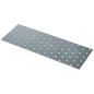 Tôle d Acier Perforée 300x100x2 mm - Acier, Perforée - Résistante et Polyvalente - BGS