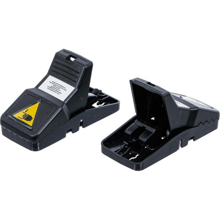 Piège à Souris 2 pcs - Plastique - Efficace et Réutilisable, Pro - D-Work