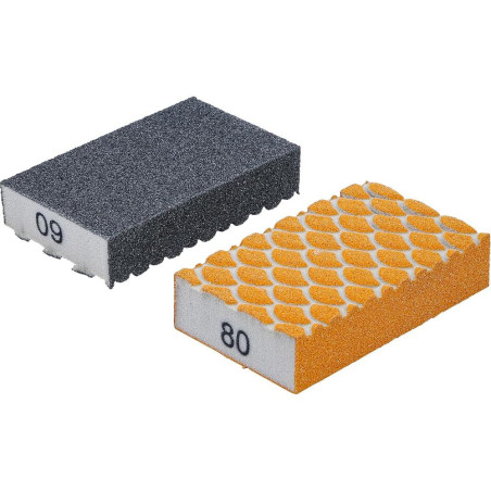 Jeu de Tampons de Polissage Cal. 60 et 80 - 2 pcs - Finition Précise et Durable, Pro - D-Work