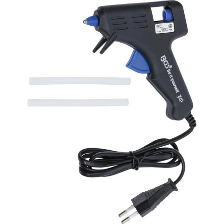 Mini-Pistolet de Colle Chaude - Ø 7,5 mm - 7 W, Compact et Pratique - - BGS