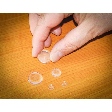 Jeu de Tampons Élastiques Transparants 46 Pièces - Résistants et Polyvalents - - BGS