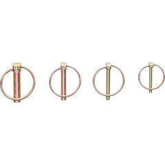 Assortiment de Goupilles Creuses 50 Pièces - Acier, Dimensions Variées - Fixation Précise et Durable - BGS