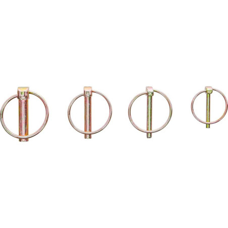 Assortiment de Goupilles Creuses 50 Pièces - Acier, Dimensions Variées - Fixation Précise et Durable - BGS