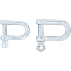 Jeu de Manilles Type D - 2 Pièces - Acier Résistant - Fixation Sécurisée - BGS