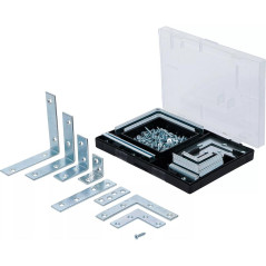 Jeu d Équerres 180 pcs - Pro - Acier, Précision et Polyvalence - D-Work