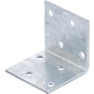 Connecteur d’Angle 40x40x40 mm - Acier, 2 mm d Épaisseur - Assemblage Solide et Précis - BGS
