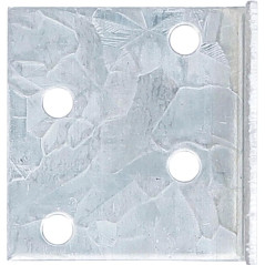 Connecteur d’Angle 40x40x40 mm - Acier, 2 mm d Épaisseur - Assemblage Solide et Précis - BGS