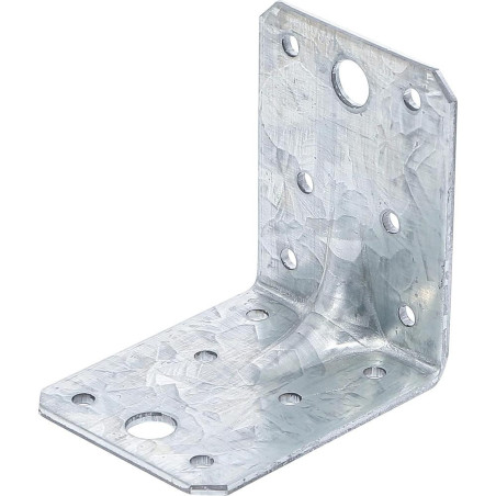 Connecteur d’Angle 70x70x55x2,5 mm - Renforcé avec Bourrelet - Fixation Solide et Durable - BGS