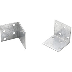 Connecteur d’Angle 40x40x40 mm - Acier, 2 mm d Épaisseur - Assemblage Solide et Précis - BGS