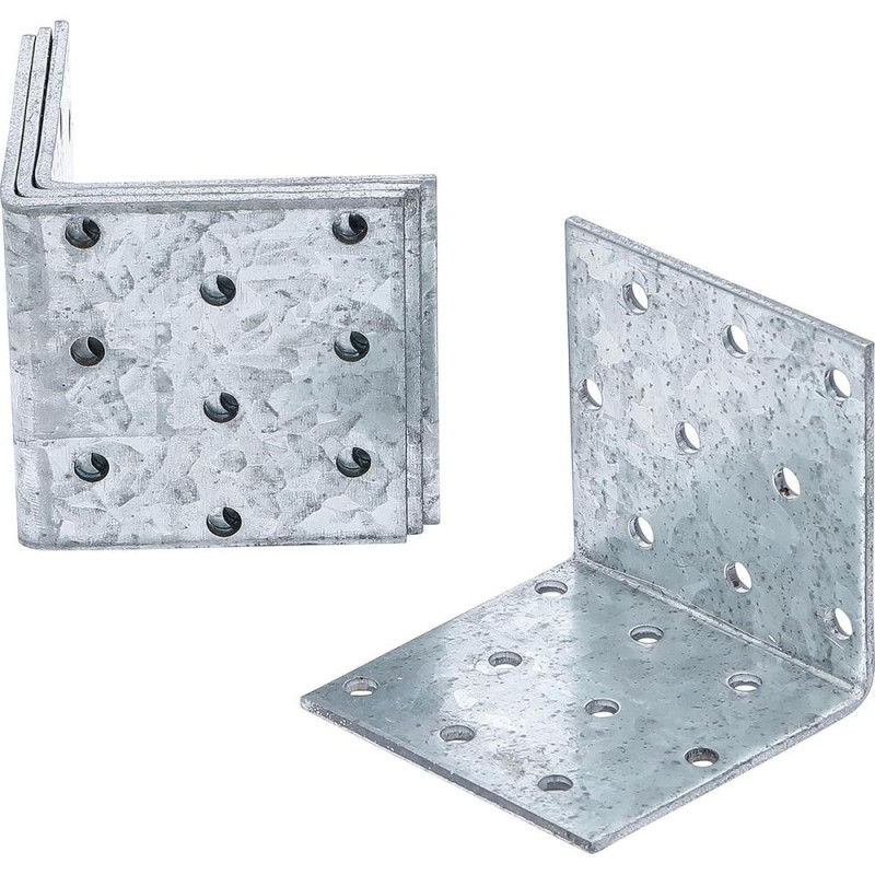 Connecteur d’Angle 4 Pièces 60x60x60 mm - Résistant et Pratique pour Assemblage d Éléments - BGS
