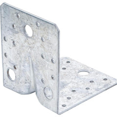 Connecteur d Angle avec Bourrelet 105x105x90x3 mm - Renforcé pour Assemblage Solide - BGS