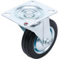 Roulette de Direction Ø100 mm - Socle à Visser - Robuste et Maniable - BGS