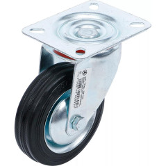 Roulette de Direction Ø100 mm - Socle à Visser - Robuste et Maniable - BGS