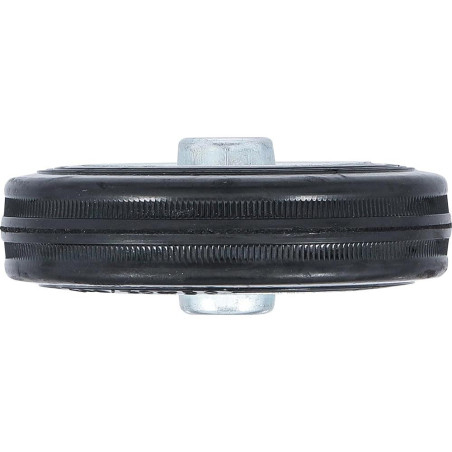 Roue Pleine en Caoutchouc Ø100 mm - Jantes en Acier - Résistante et Durable - BGS