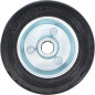 Roue Pleine en Caoutchouc Ø100 mm - Jantes en Acier - Résistante et Durable - BGS