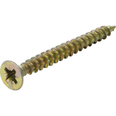 150 Vis Multifonctions Cruciforme PZ2 4 x 40 mm - pcs, Acier Résistant et Polyvalent, Pro - D-Work