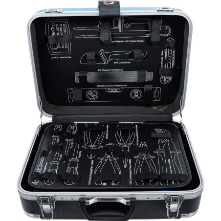 Valise Vide 8101 - 29x7x36,5 cm - Résistante et Pratique - Rangement Sécurisé - BGS