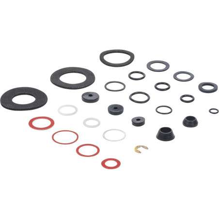 Assortiment de Joints d Étanchéité 50 pcs - Polyvalent et Durable, Caoutchouc - D-Work