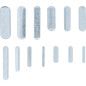 Assortiment de Clavettes 60 pièces - Acier, Dimensions Variées - Fixation et Assemblage Sécurisés - BGS