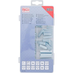 Assortiment de Clavettes 60 pcs - Fixation et Assemblage Sécurisés - Acier, Variées - D-Work