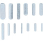 Assortiment de Clavettes 60 pièces - Acier, Dimensions Variées - Fixation et Assemblage Sécurisés - BGS