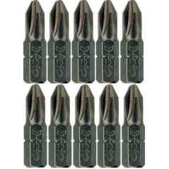 Embout Cruciforme PH4 6,3 mm (1/4 ) - Longueur 25 mm - Précision et Durabilité - BGS