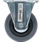 Roue Fixe Ø75 mm - Socle à Visser - Résistante et Pratique pour Mobilité Facile - BGS