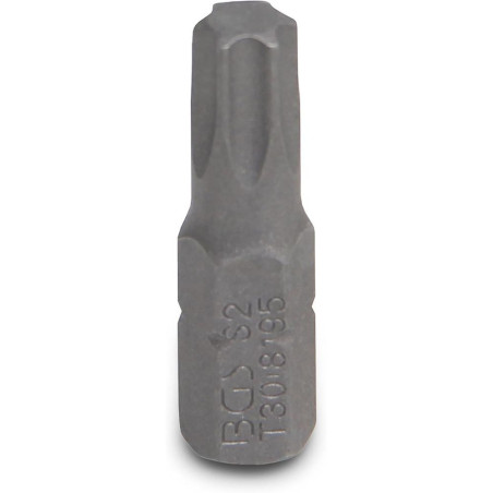 Embout Torx T30 25 mm - 6,3 mm (1/4 ) Profil T - Précision et Compatibilité - BGS