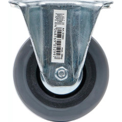Roue Fixe Ø75 mm - Socle à Visser - Résistante et Pratique pour Mobilité Facile - BGS