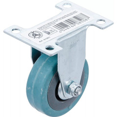 Roue Fixe Caoutchouc Ø50 mm - Socle à Visser - Résistante et Pratique - BGS