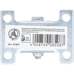 Roue Fixe Caoutchouc Ø50 mm - Socle à Visser - Résistante et Pratique - BGS