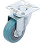 Roue Fixe Caoutchouc Ø50 mm - Socle à Visser - Résistante et Pratique - BGS