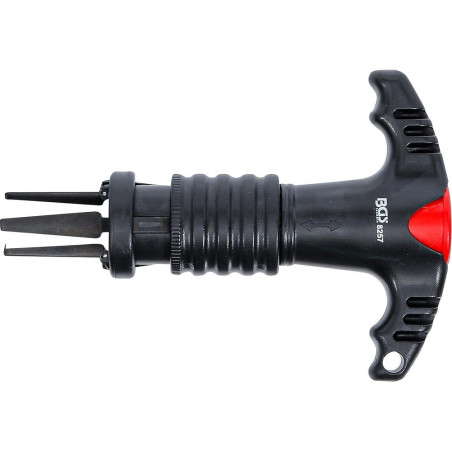 Outil à Dégarnir pour Caches d’Écrous de Roue - 15,6x4,4x28,7 cm - Acier Robuste - Précision et Facilité d’Utilisation - BGS