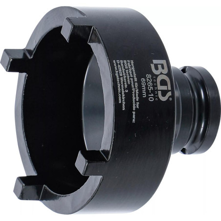Douille à Ergots Dent Extérieure 69 mm - Précision et Robustesse, Pro - Acier KM8 - D-Work